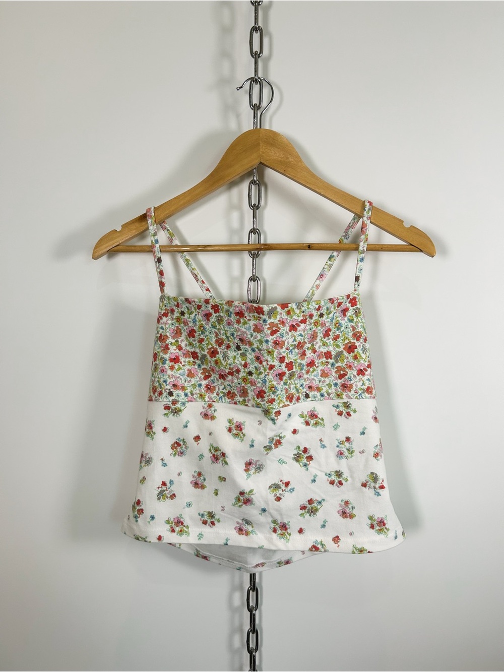Y2K Moda International Floral Cross Back Tank Top